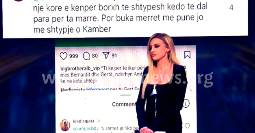 “Për një kore bukë, shkel këdo të del para”/ Amber i përgjigjet familjares së Bernardit