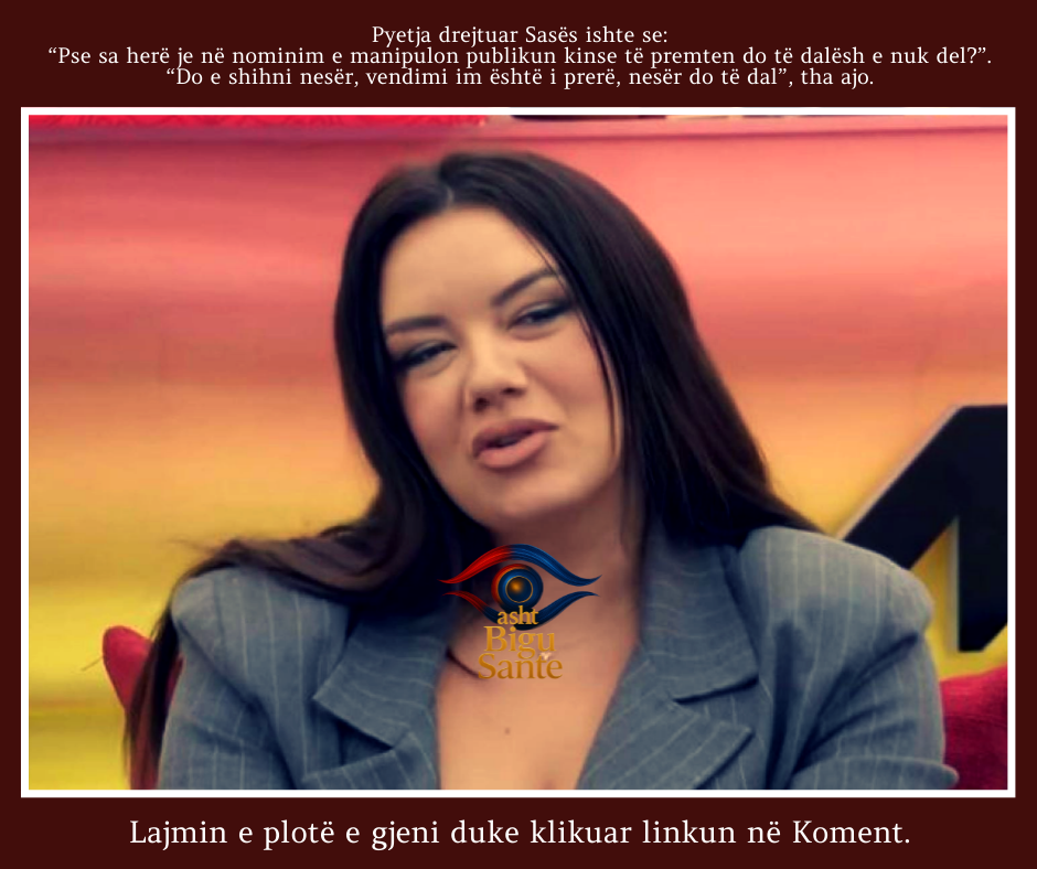 Sasa: Të premten do të dal, vendimi im është i prerë